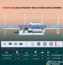 HZDM522 Glass straight multi-sides edging machine Glass machine